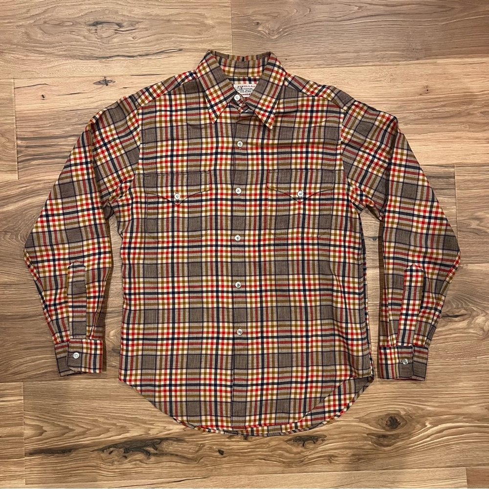 Vintage Viyella Abercrombie & Fitch Plaid Large Button Down Shirt